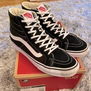 Vans Sk8-hi Slim Black Women’s 7.5 🖤🖤